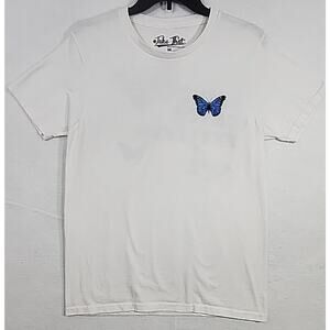 Take That Shirt White Butterfly Tee Youth Size Medium White